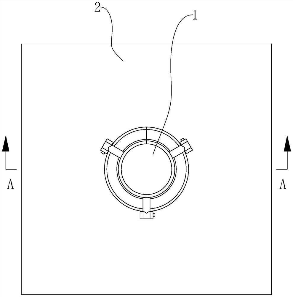 An engineering supervision and construction management information device