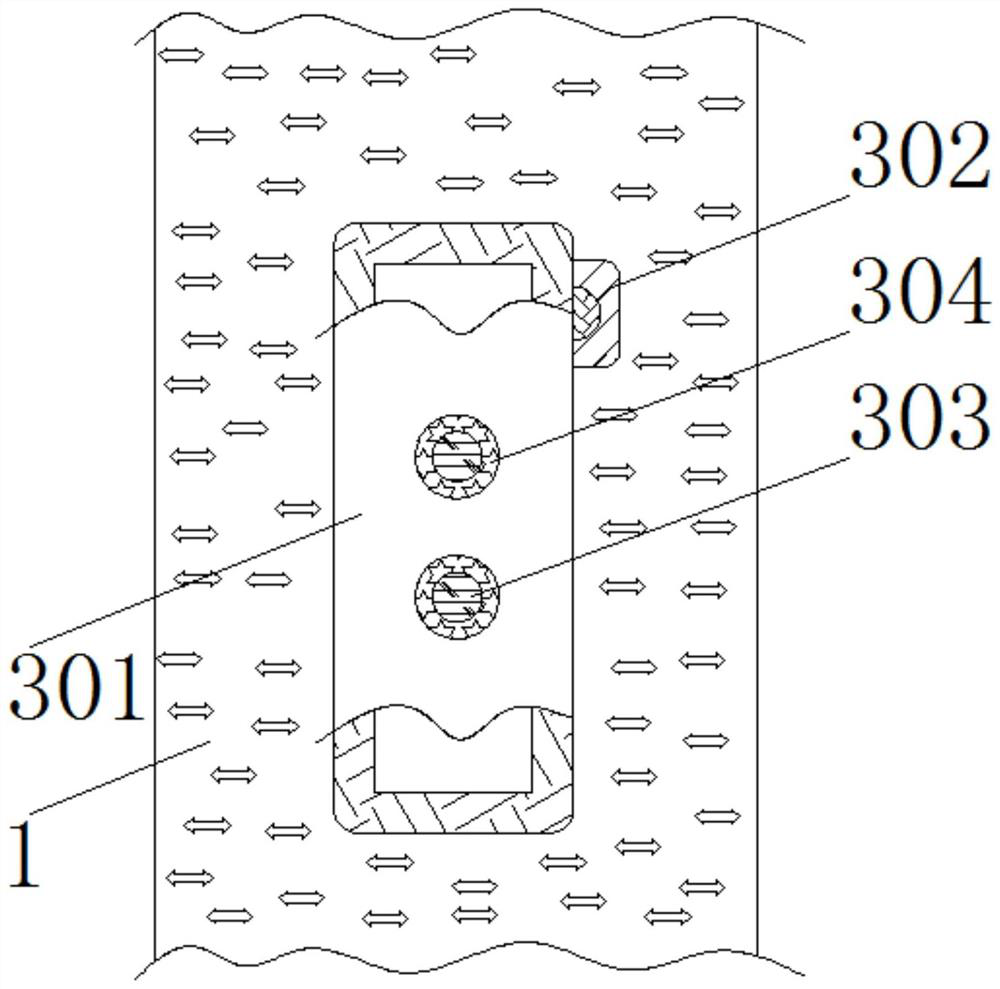 Cleaning and dust removing protection device for carved surface of wooden furniture