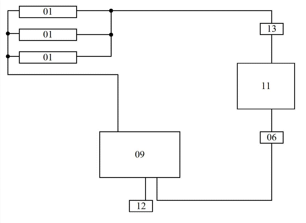 Ethylene glycol coolant circulating system