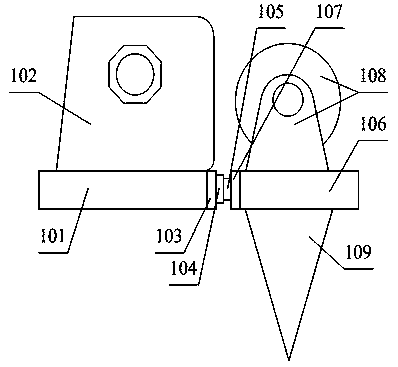 Adjustable field plotting device for real estate plotting