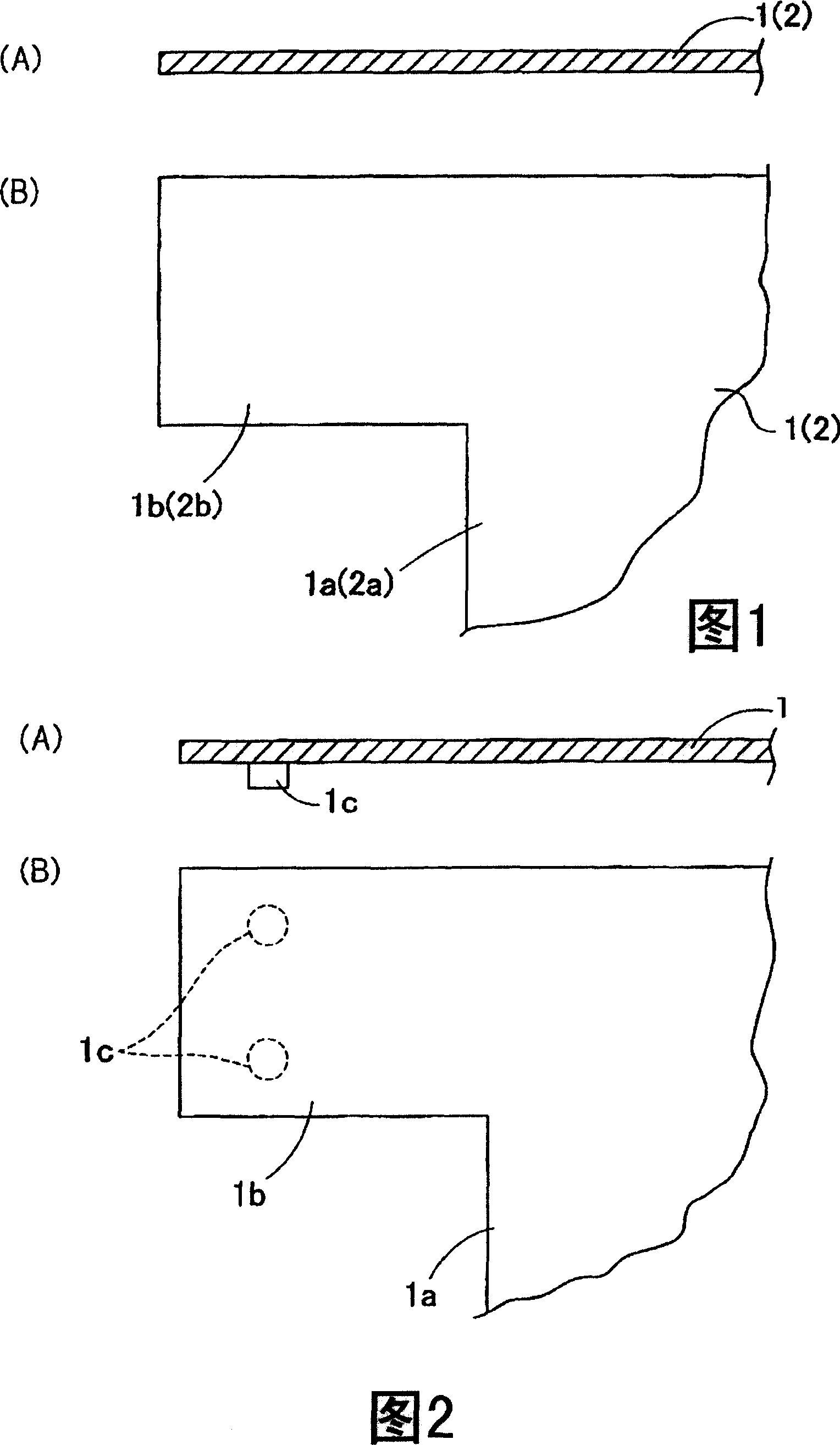 Panel bonding method and panel combination component