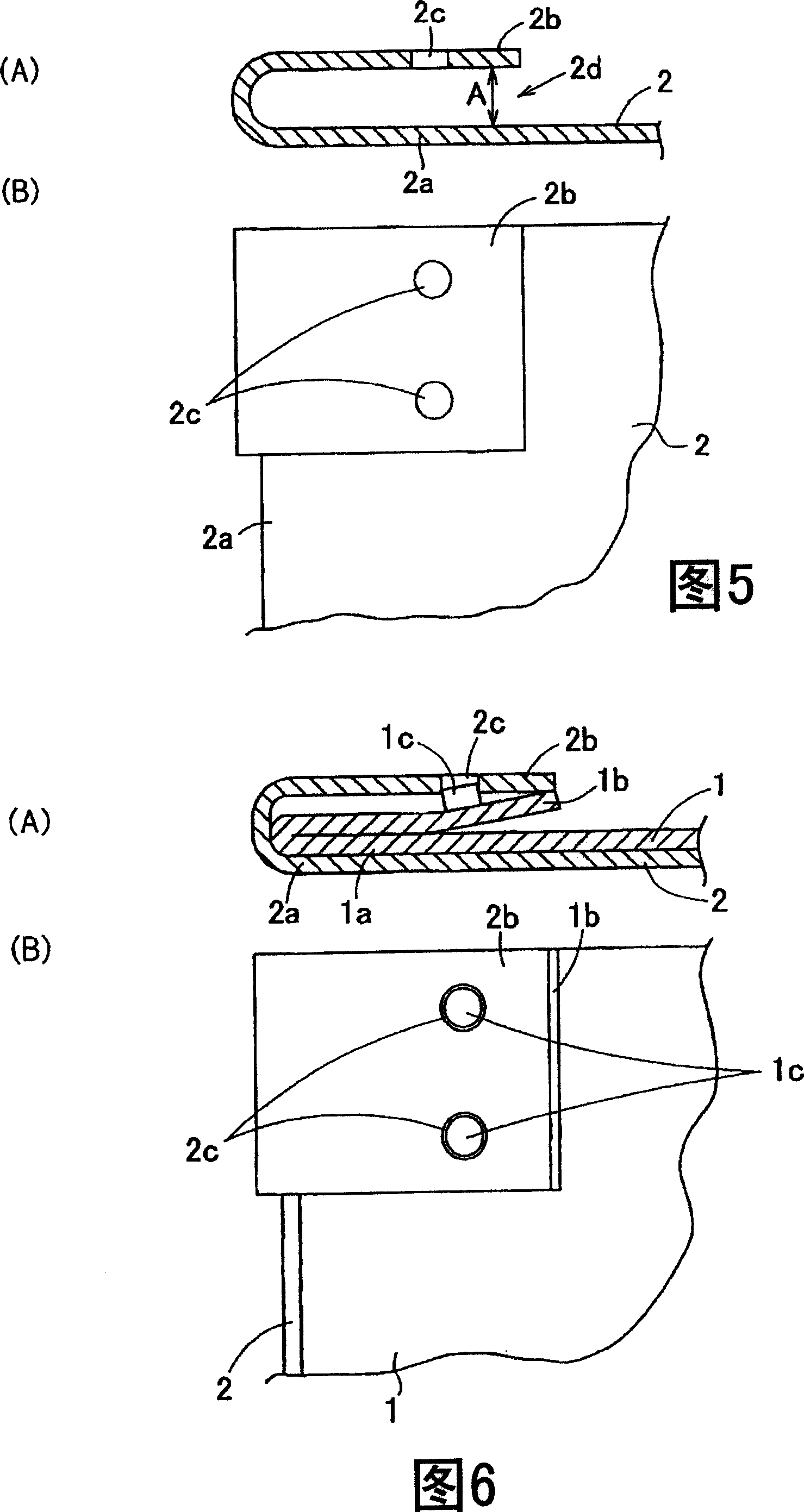 Panel bonding method and panel combination component