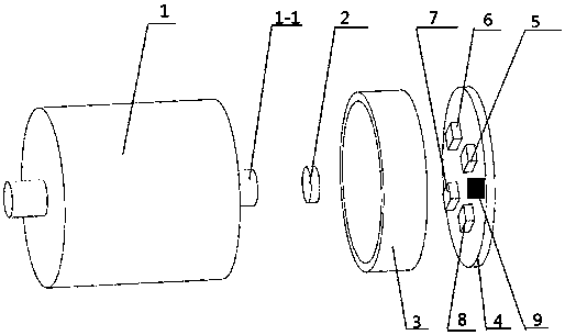 Hall signal sampling magnetoelectric encoder for suppressing interference and temperature drift