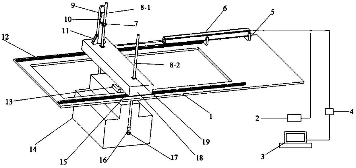 A two-dimensional deck wave experimental device