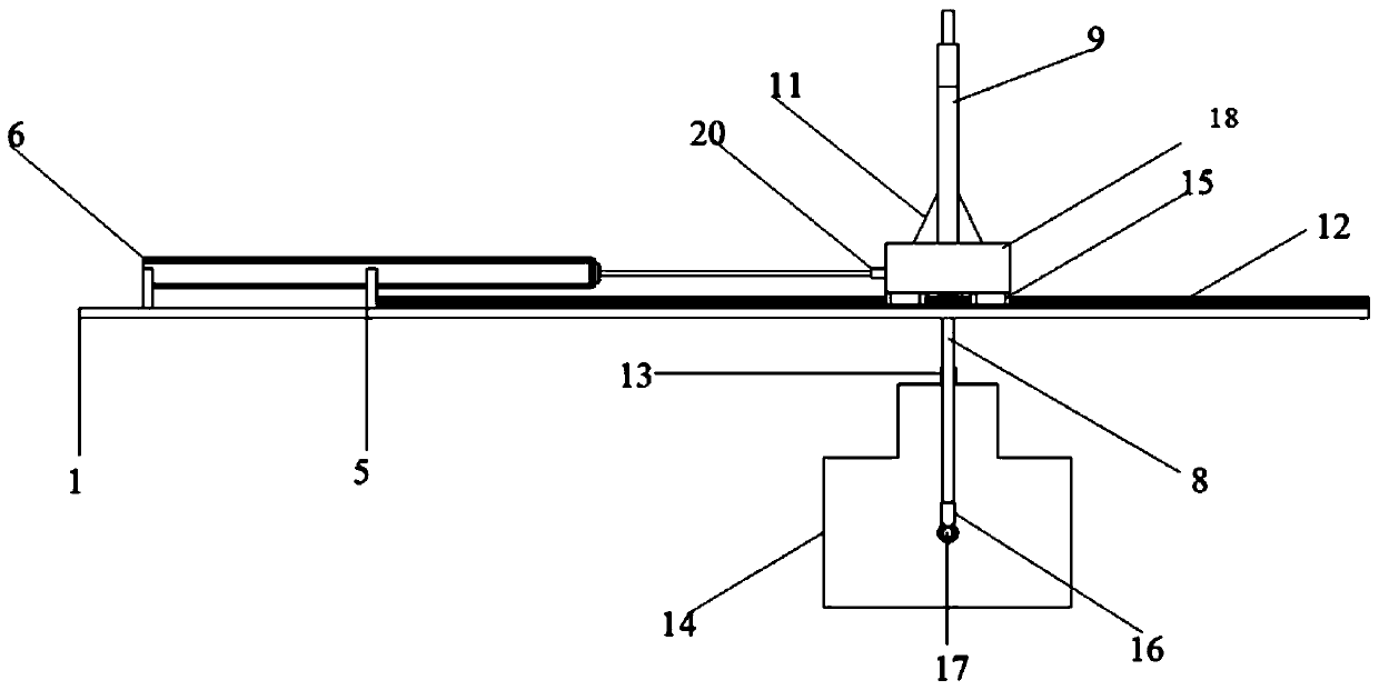 A two-dimensional deck wave experimental device