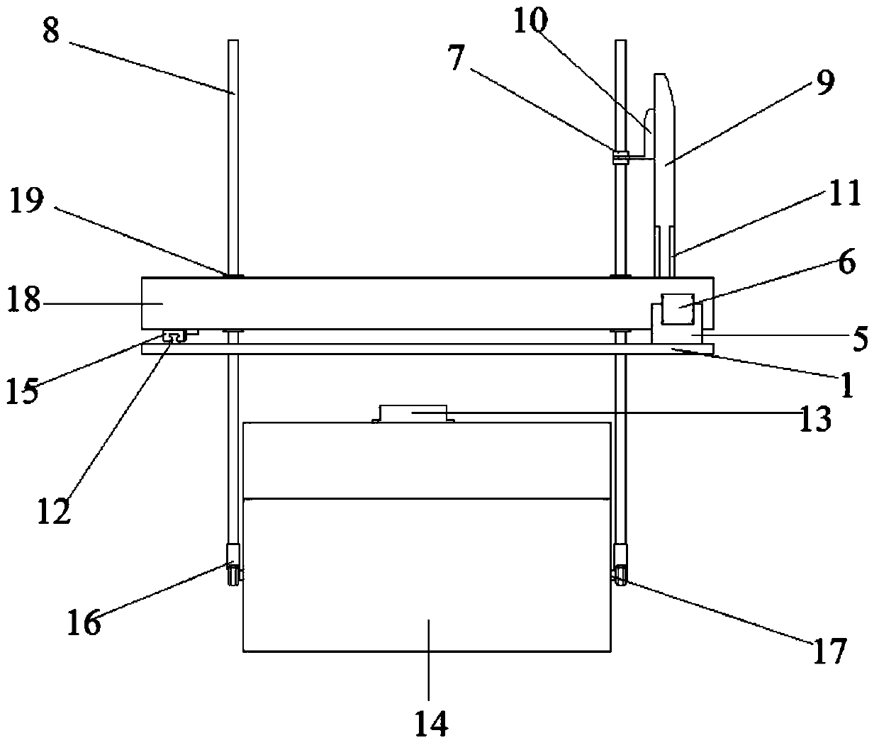 A two-dimensional deck wave experimental device