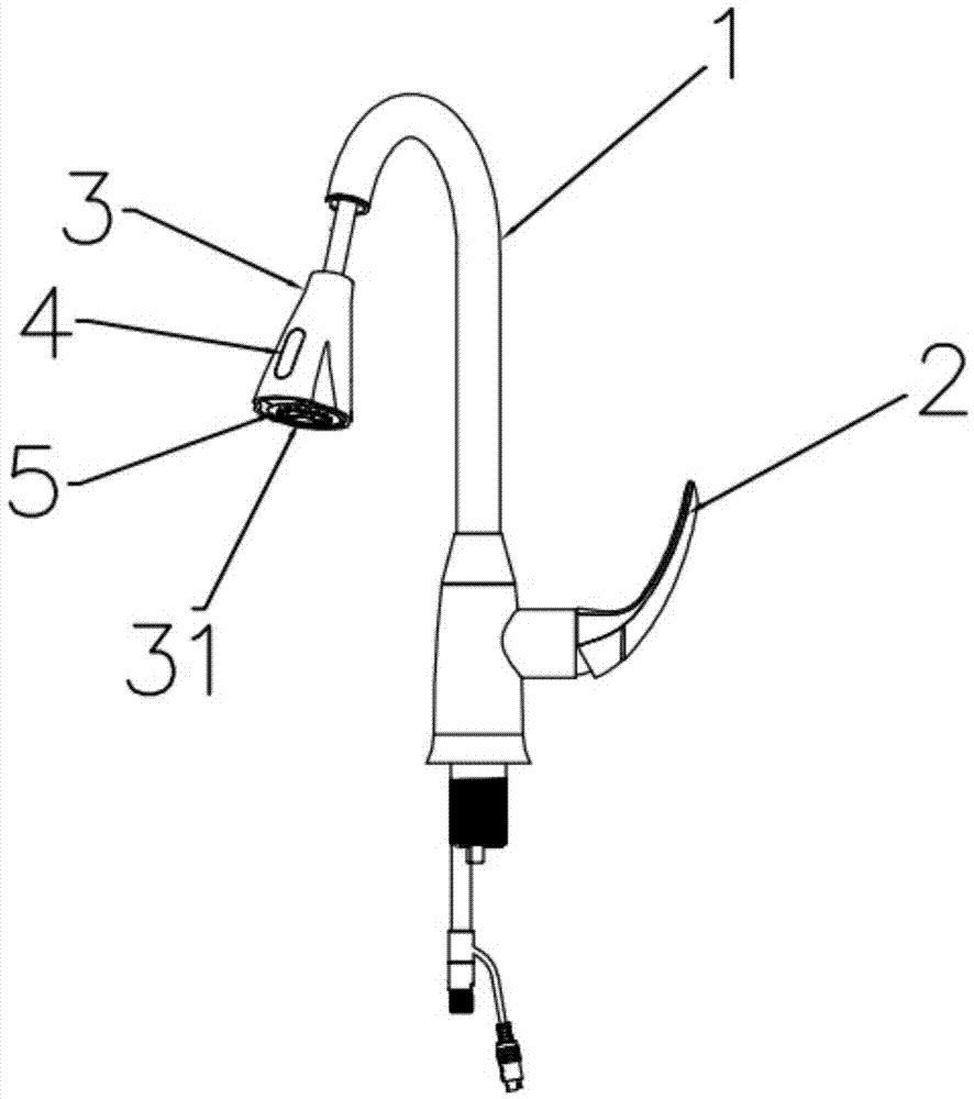 Manual and automatic integration faucet