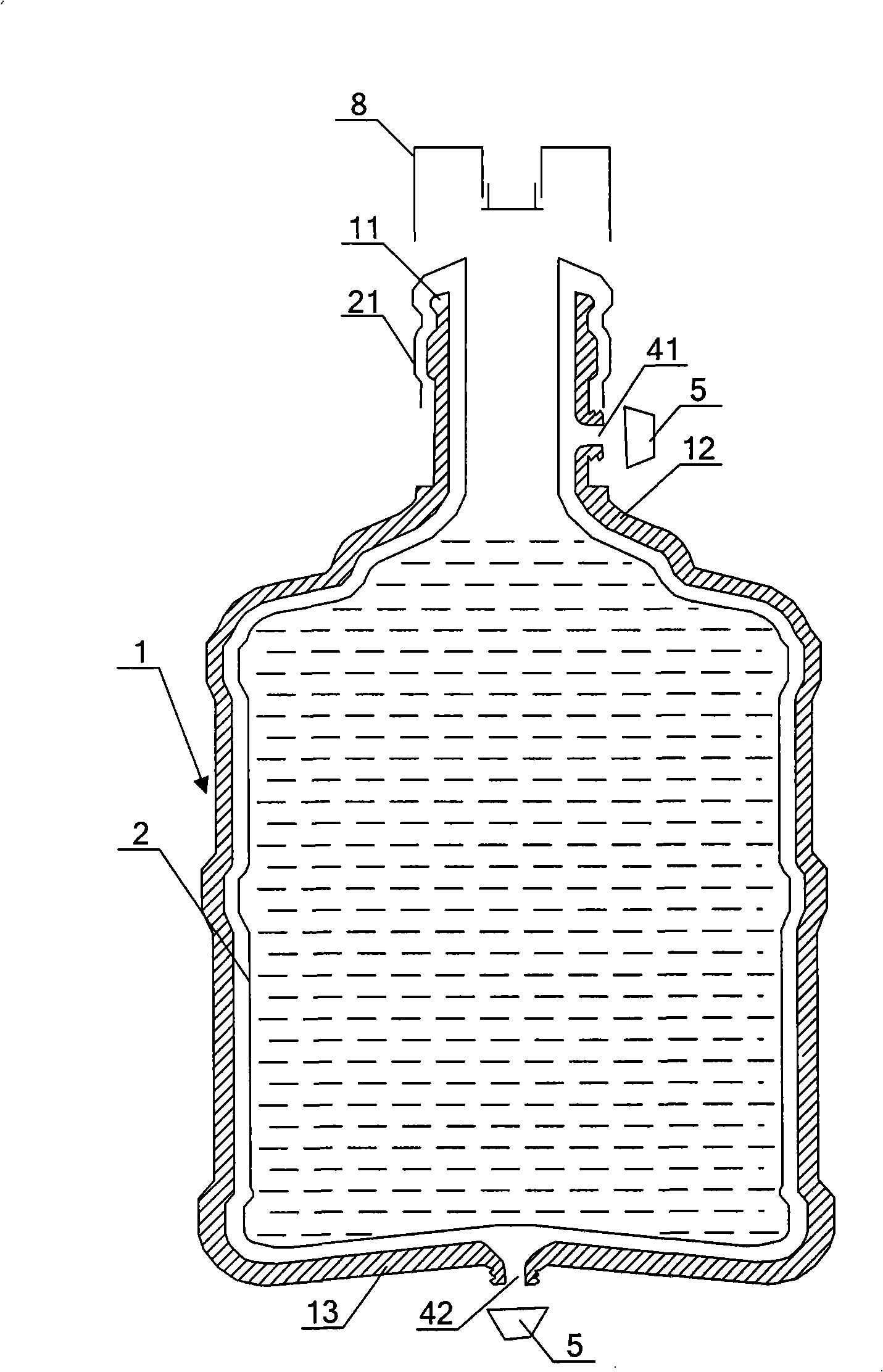 Combined barrelled water bucket