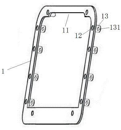 Embedded hard storage box for travelling bags