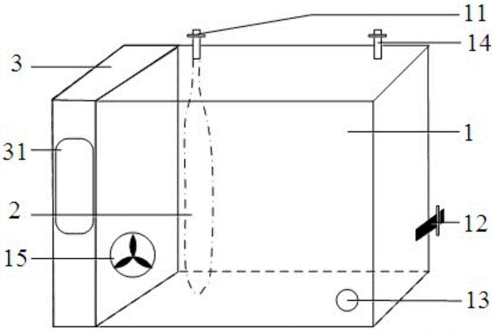 Constant-pressure environment simulating chamber