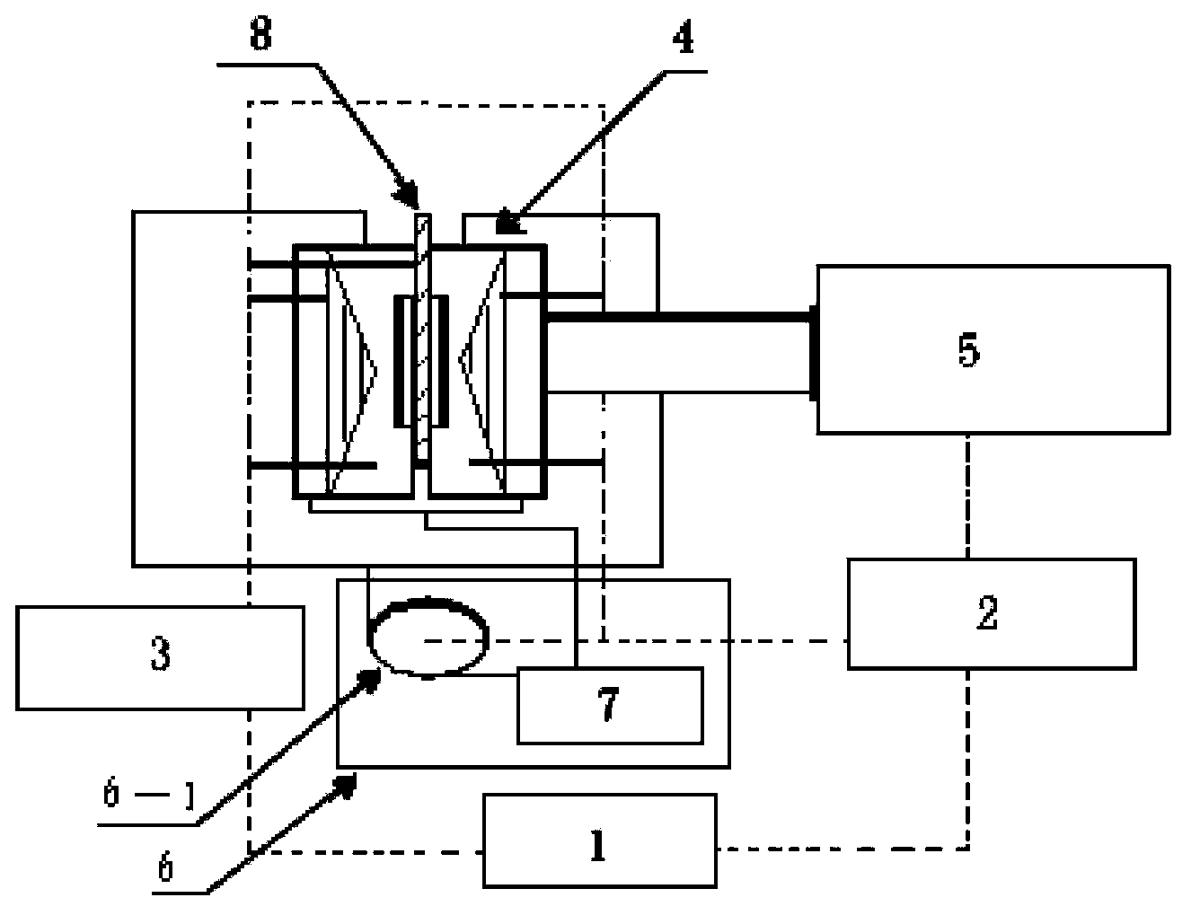 Device for automatically measuring surface chromium content on tin plate by using electrolytic process and determination terminal point judgment method