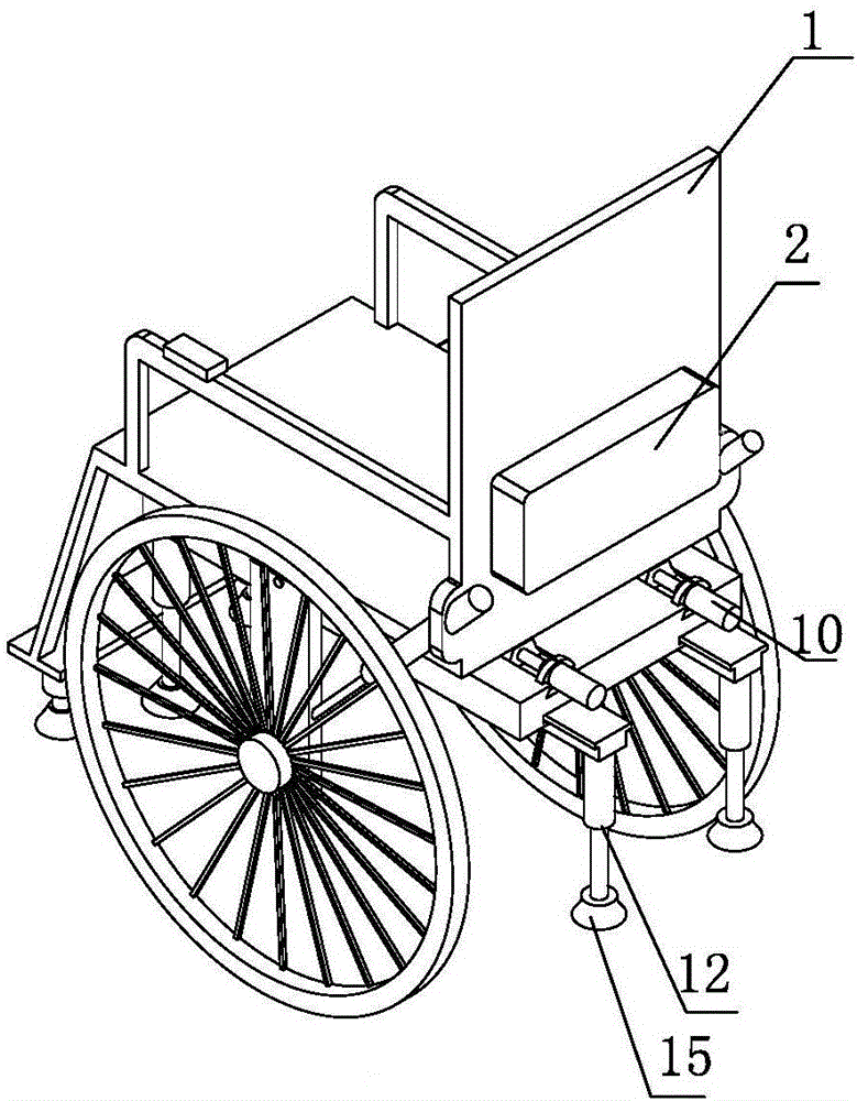 Wheelchair capable of climbing stairs and applicable to disabled students