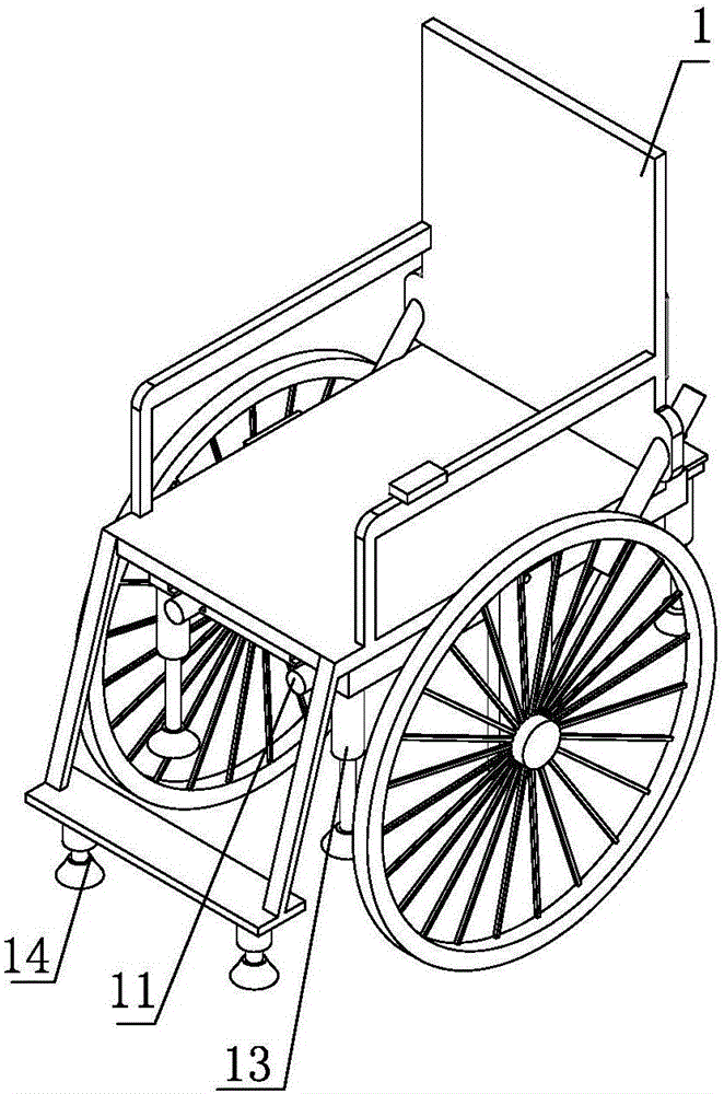 Wheelchair capable of climbing stairs and applicable to disabled students