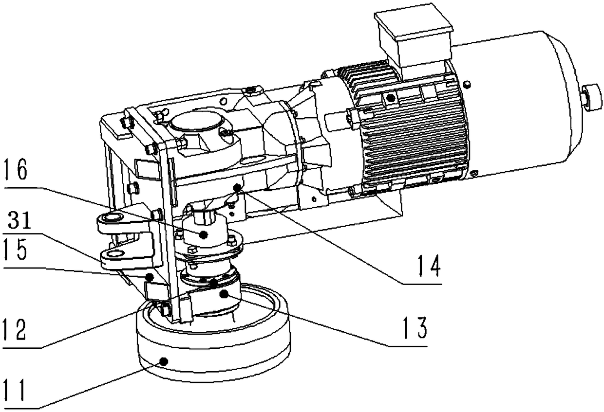 Shock absorber chassis and a sightseeing vehicle composed of the shock absorber chassis and the sightseeing vehicle