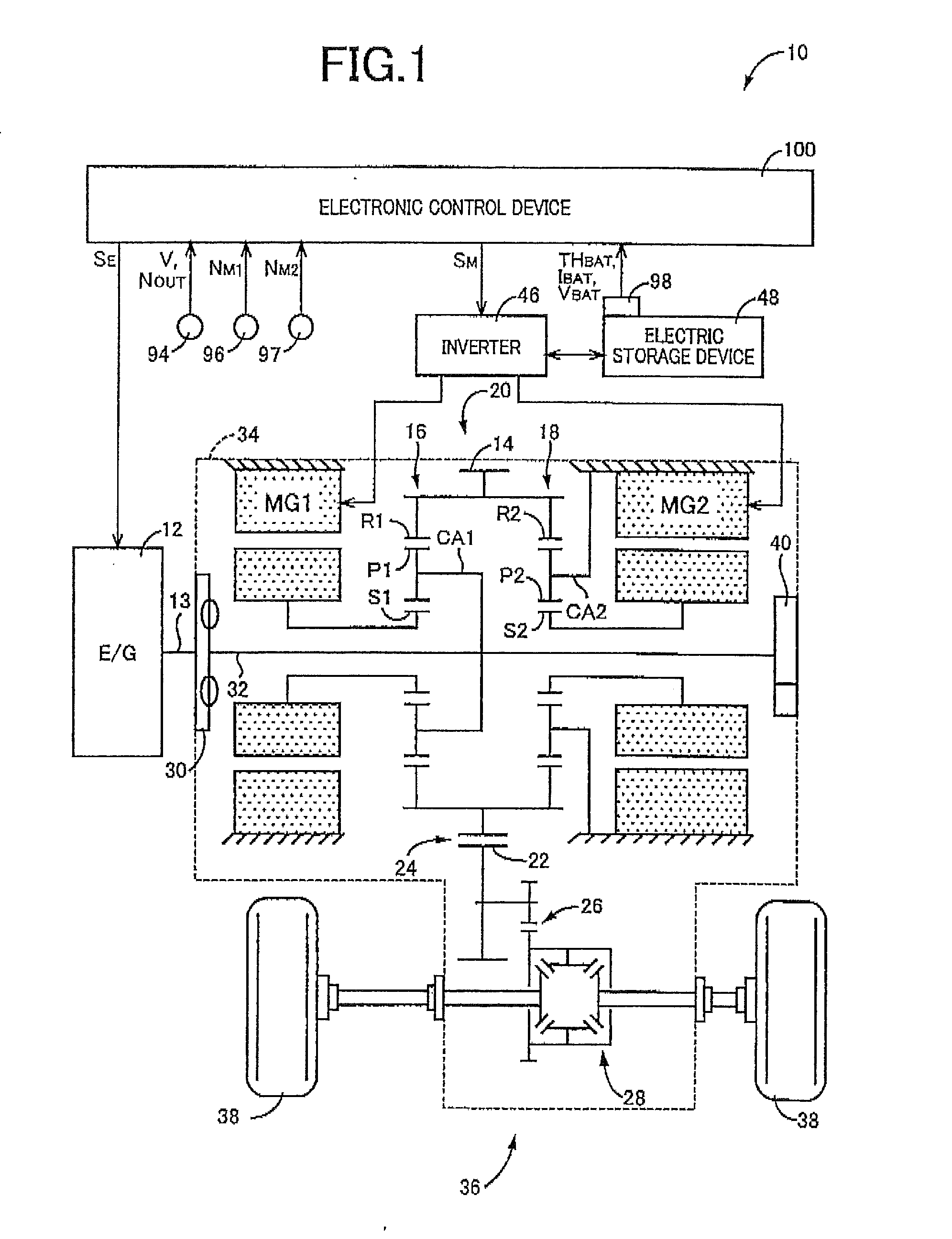 Control device of hybrid vehicle