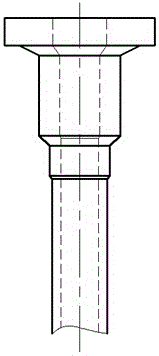 Warm precision forging forming method of hollow gear shaft blank