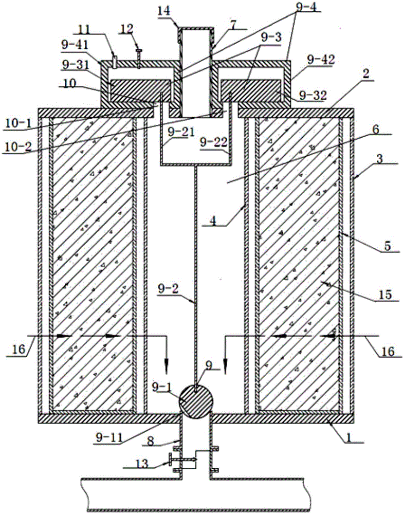 Initial rainwater filter