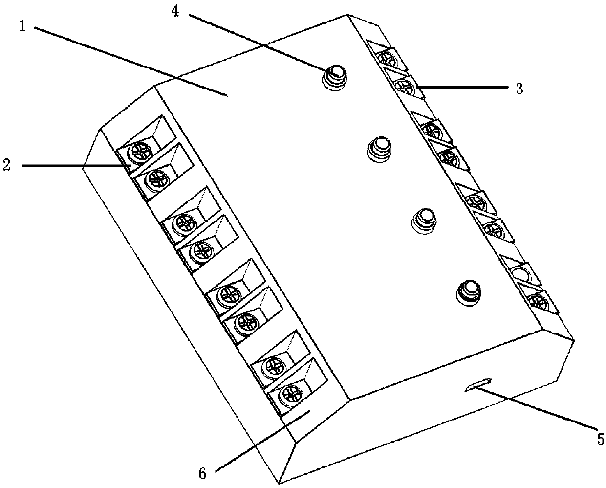 Device for monitoring the state of a multi-way switch