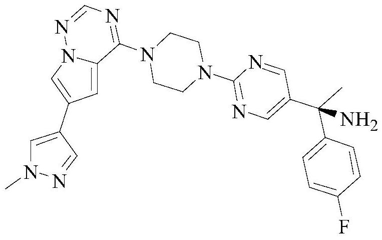 A method for detecting enantiomers in avapritinib intermediates