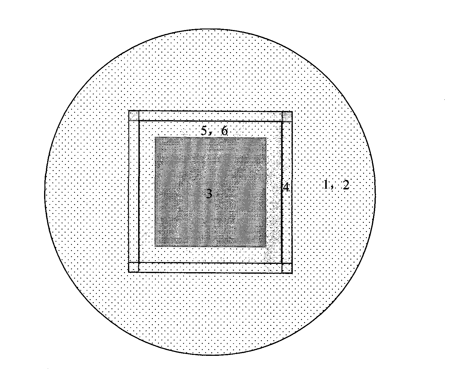 Coating method of light-emitting diode fluorescent powder