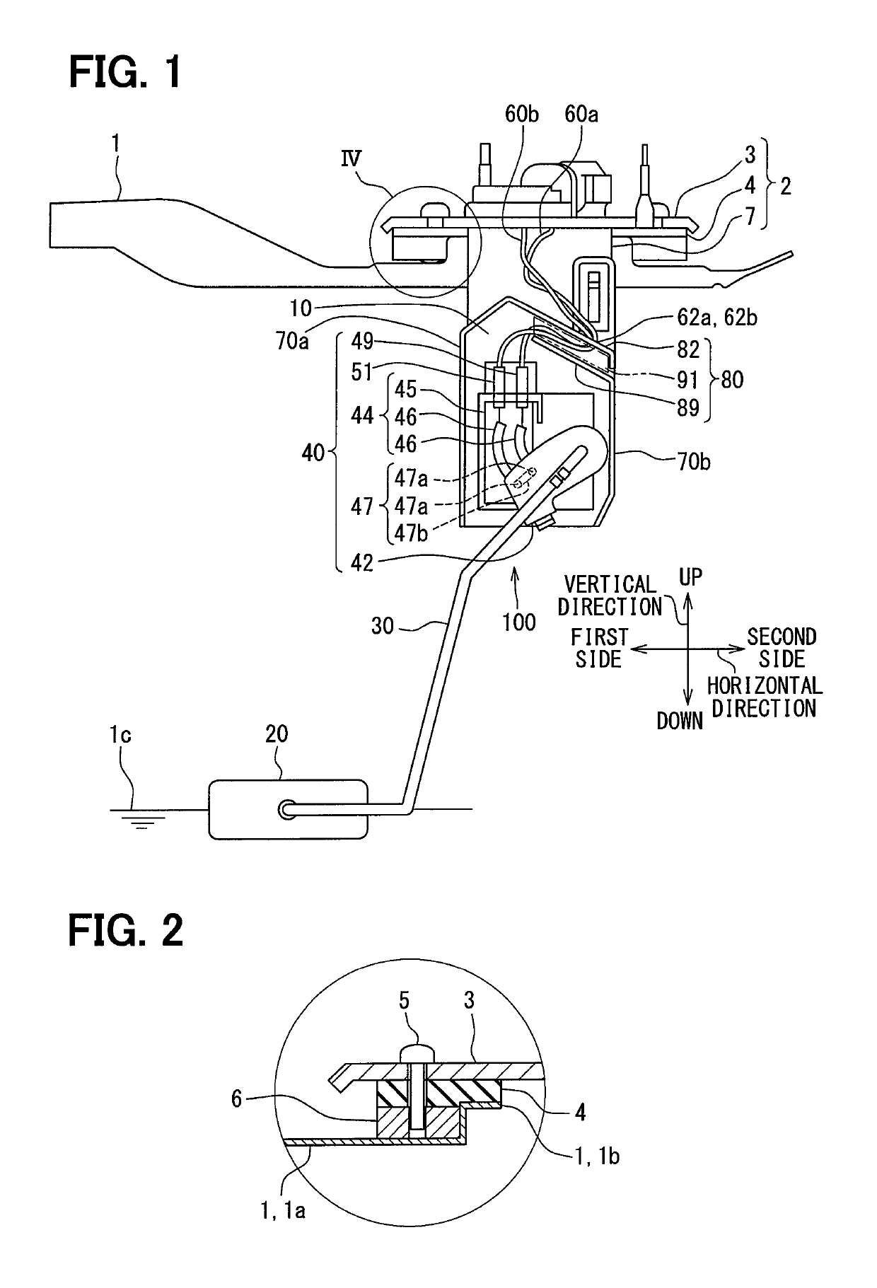 Liquid surface sensing device