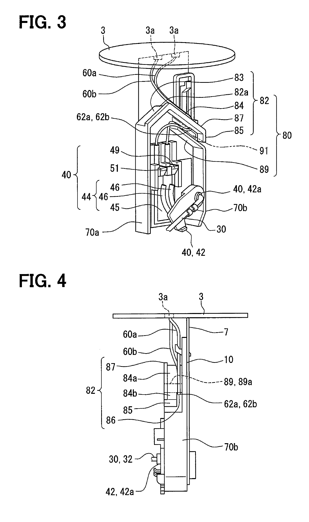 Liquid surface sensing device