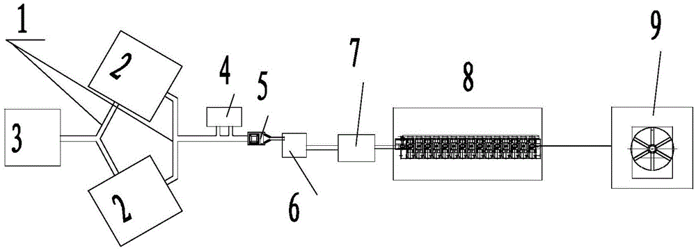 High-strength aluminum alloy wire with electrical conductivity of 55%iacs and preparation method thereof