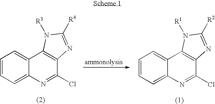 Method of preparing 4-amino-1H- imidazo(4,5-c)quinolines and acid addition salts thereof