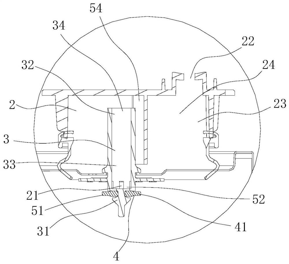 Anti-overflow pot cover assembly for cooking device and cooking device