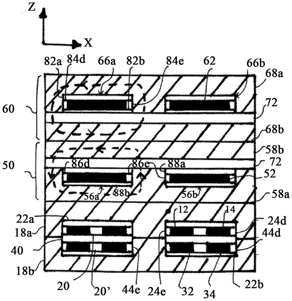 Planar transformer with reduced parasitic loss