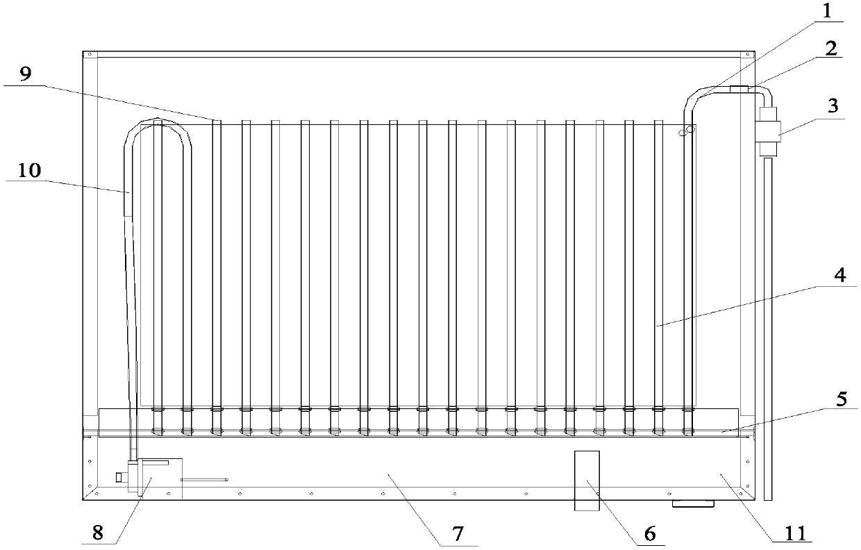 Oil fume treatment box for oil fume machine