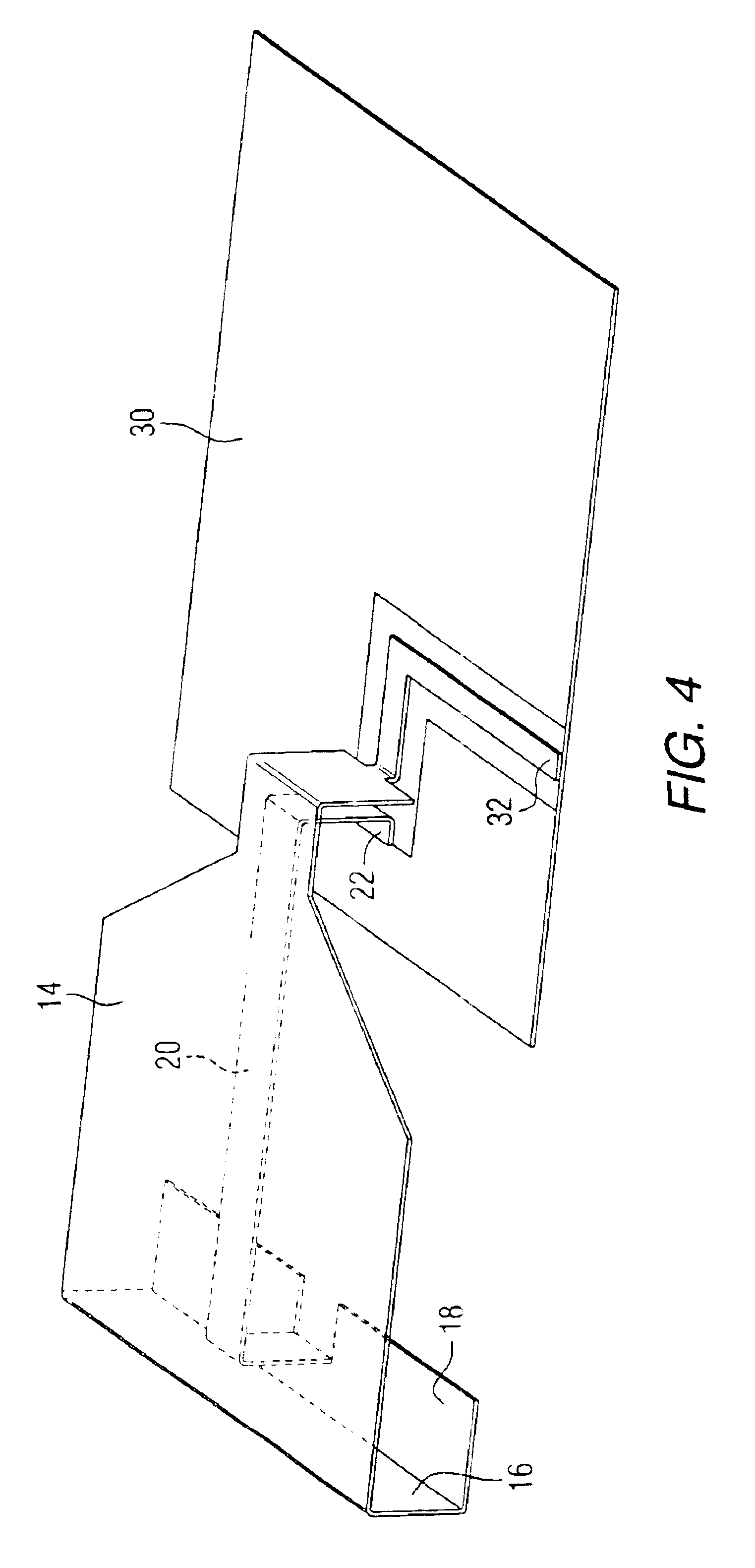 Ultra-wide band meanderline fed monopole antenna