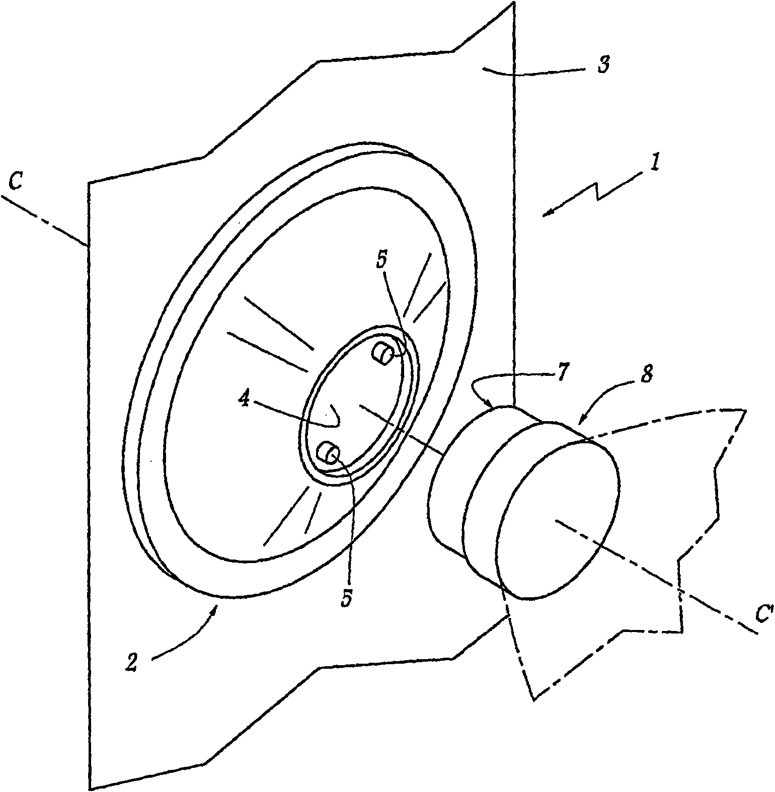 Magnetically controlled locking device