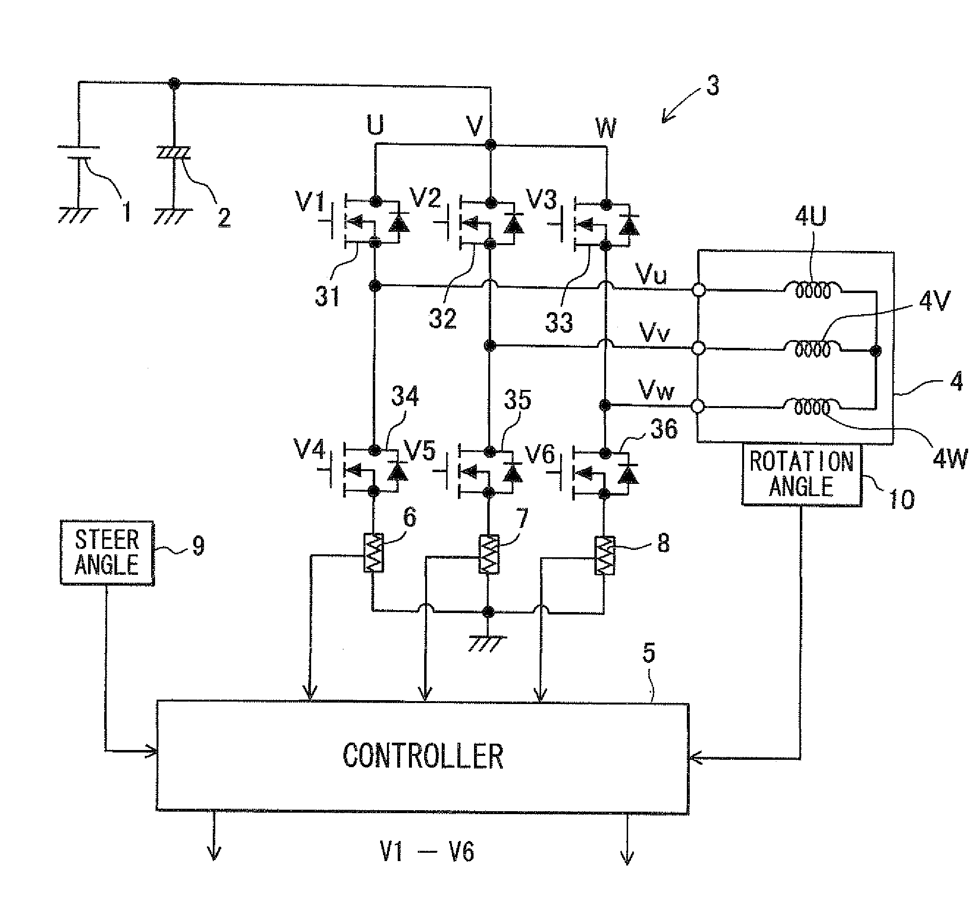 Motor drive apparatus and method for electric power steering system