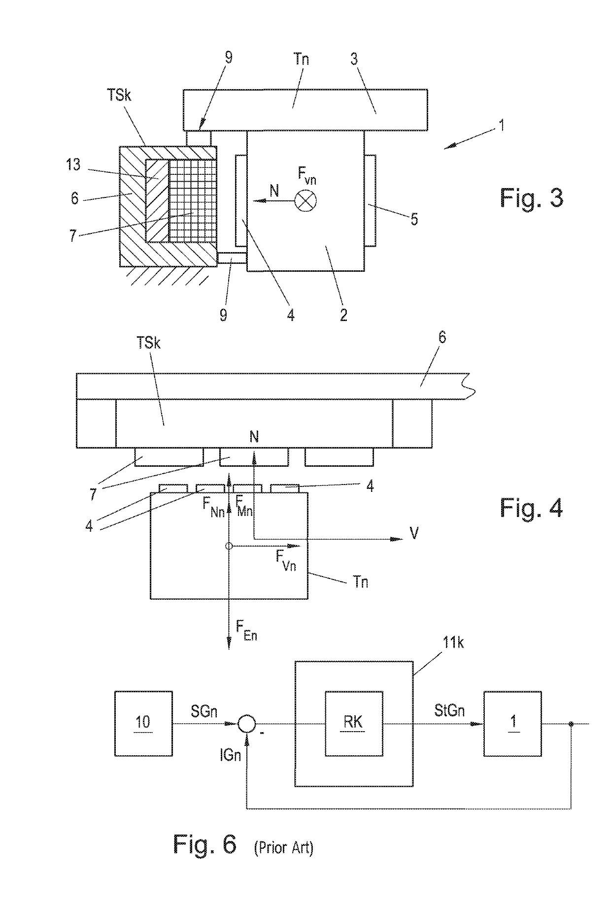 Method for controlling the normal force of a transport unit of a long stator linear motor