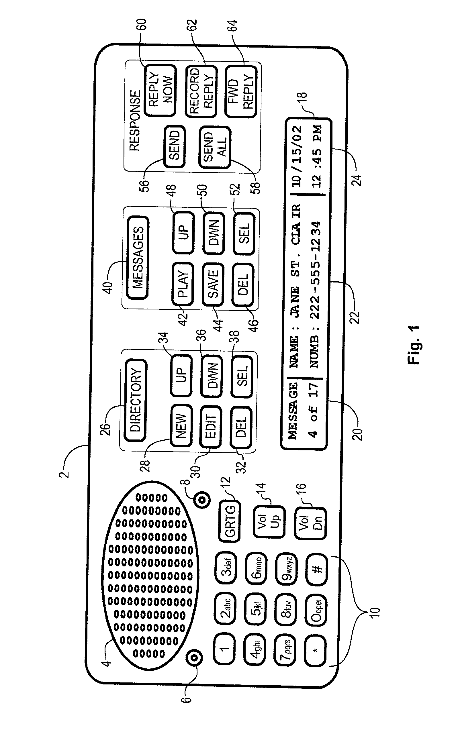 Telephone answering machine and method employing caller identification data