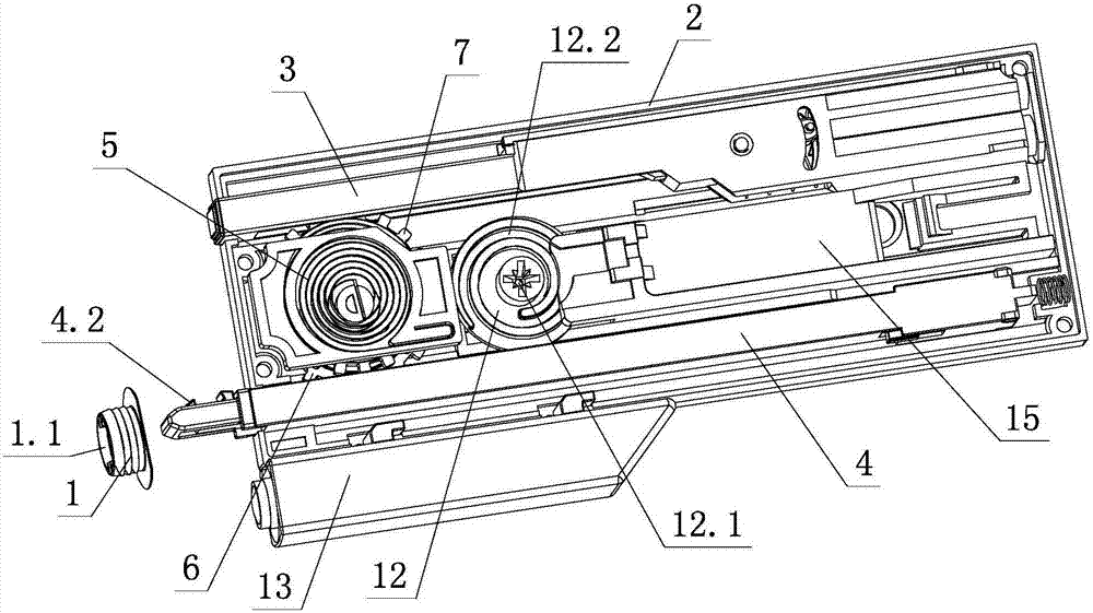 Adjustable automatic resetting type pressing rebounding mechanism for furniture