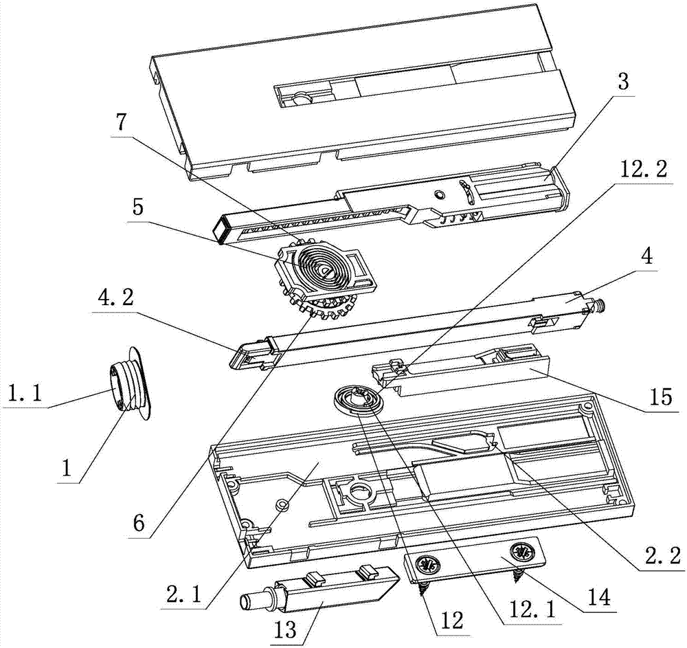 Adjustable automatic resetting type pressing rebounding mechanism for furniture