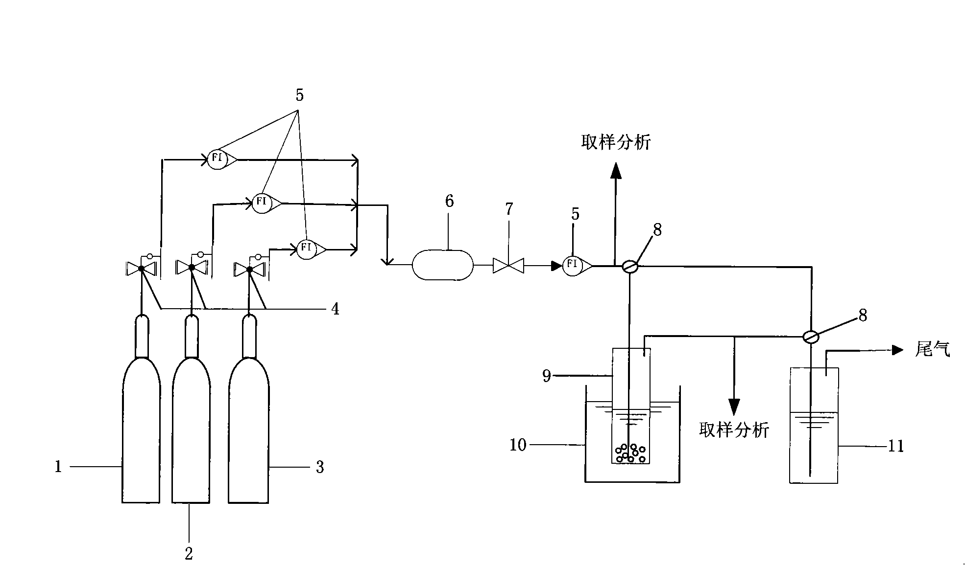 Purification method of low concentration phosphine waste gas