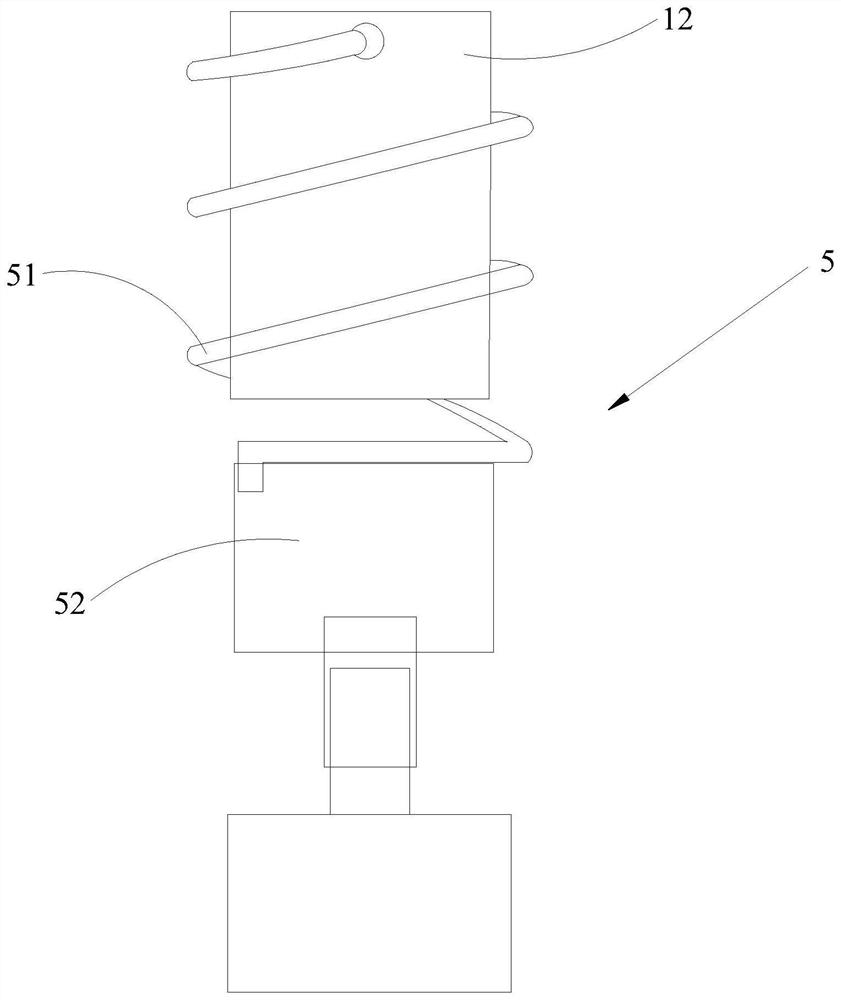 Smoking type moxibustion device