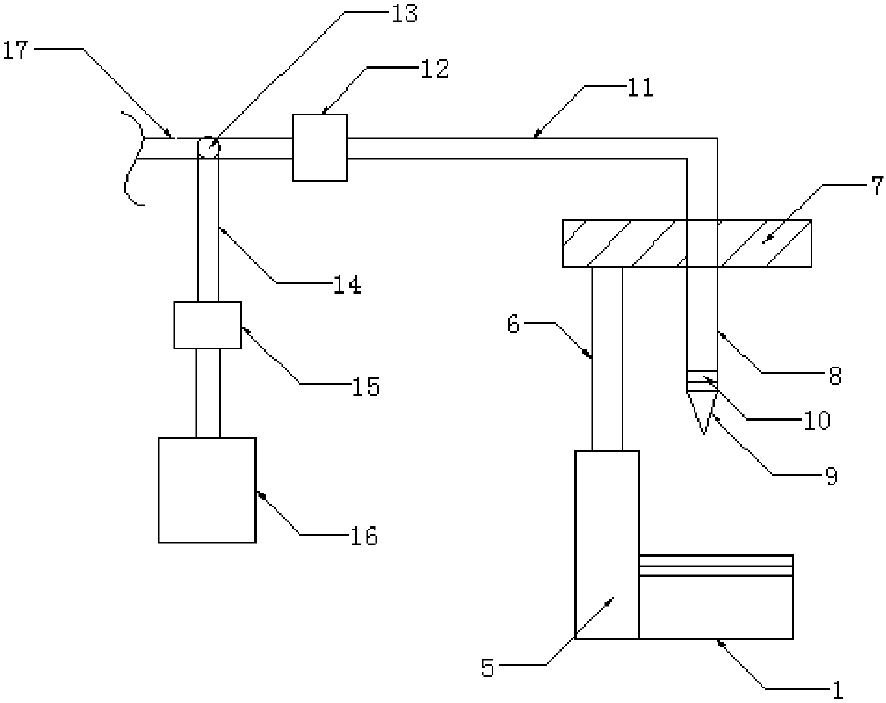 Water-based paint filling device