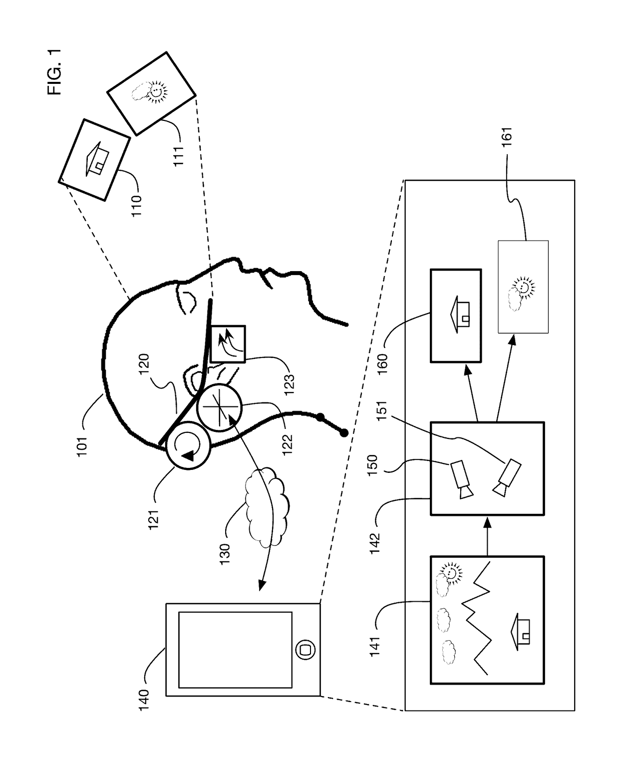 Variable resolution virtual reality display system