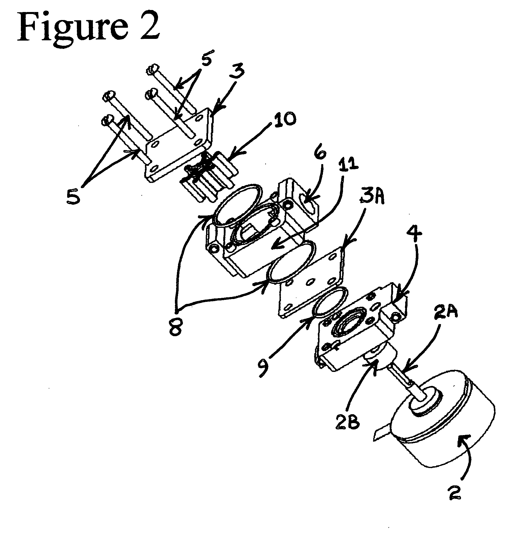 Dry running flexible impeller pump and method of manufacture