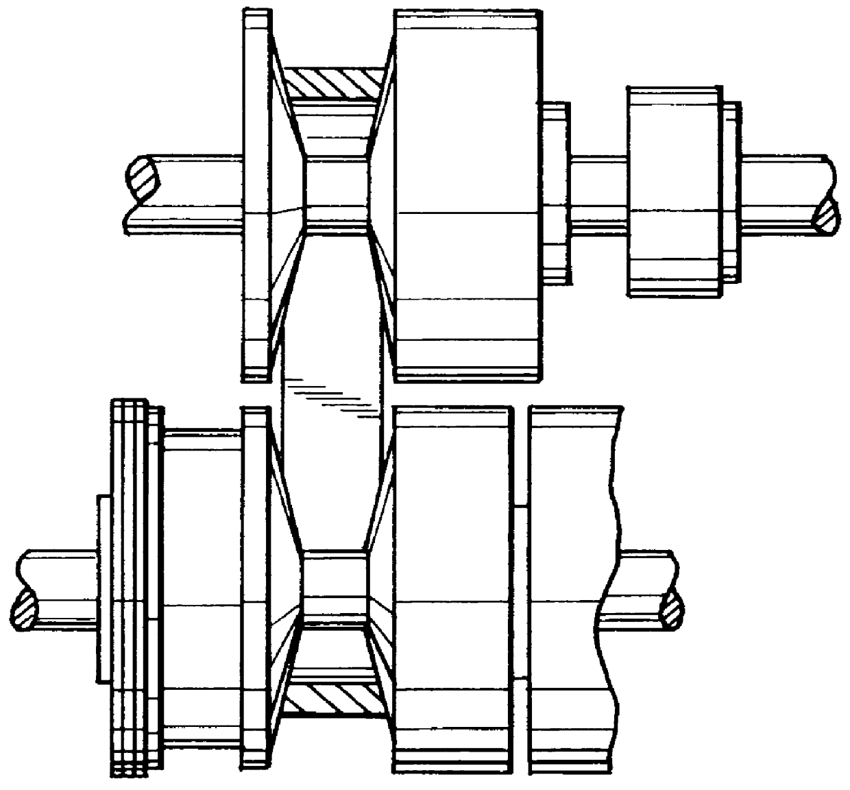 Apparatus for cooling clutches on a transmission shaft