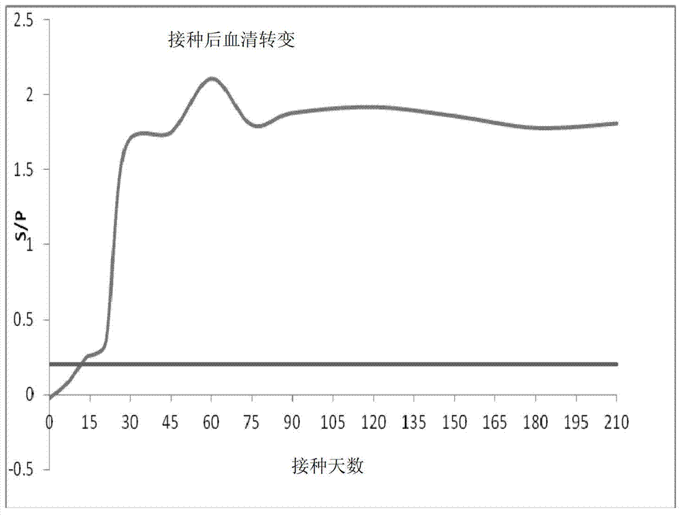 Multi-epitope fusion antigen for detecting virus serum antibody of porcine reproductive and respiratory syndrome and kit prepared with multi-epitope fusion antigen