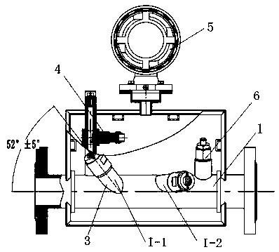 Gas ultrasonic flowmeter with full-zero-section detection flow channel structure and detection method thereof