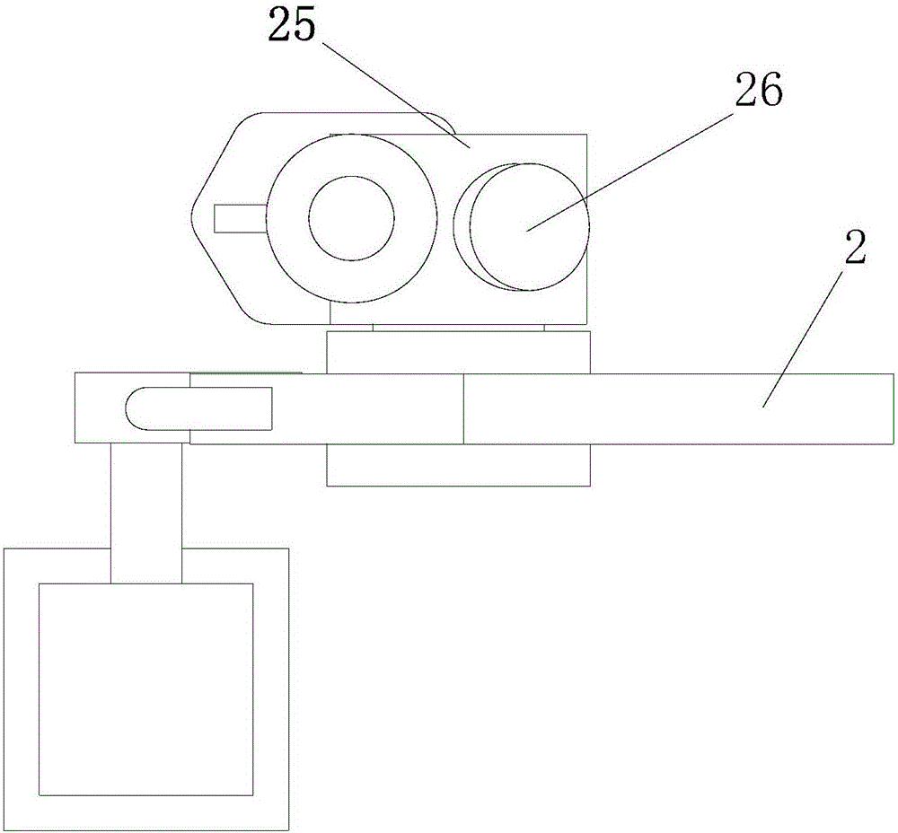 Rocker arm type valve wear test device