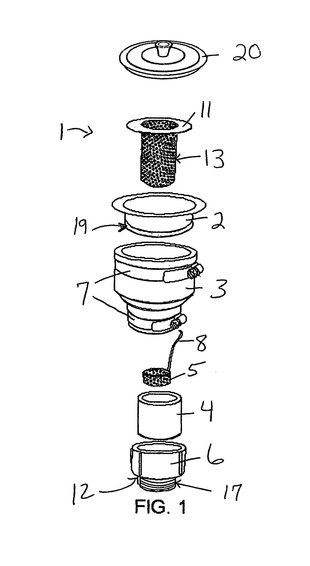 Debris catch system for food preparation drains and other applications