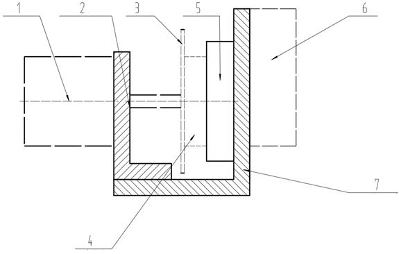 Remote opening and closing control structure of mechanical combination lock for important warehouse doors