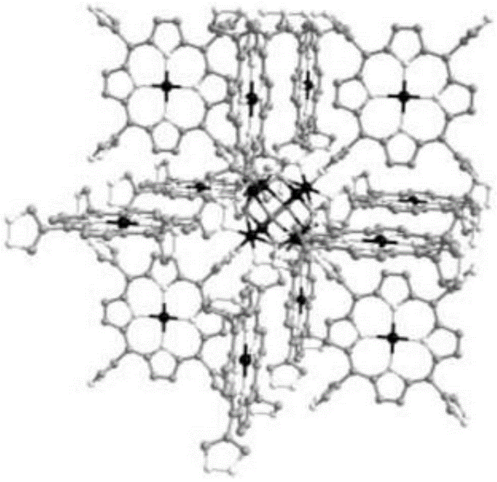 Porphyrin-based metal organic framework material with ultrahigh stability and synthetic method